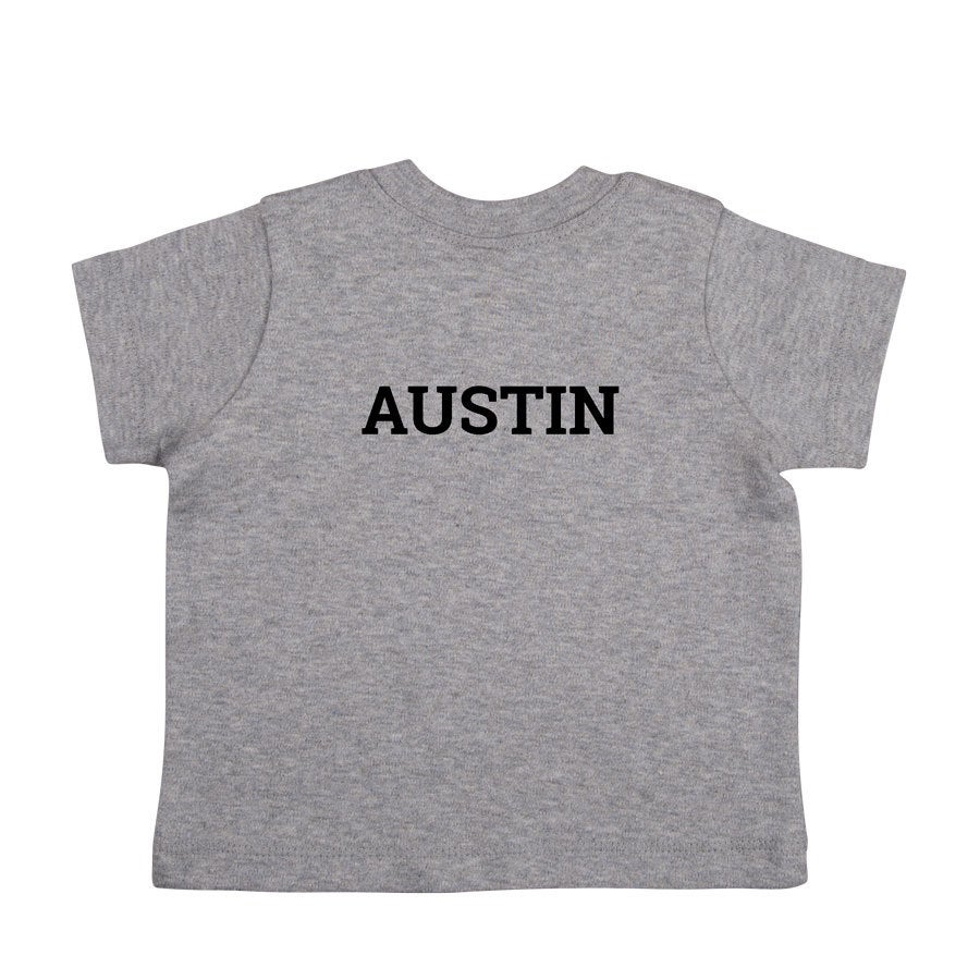 Personalised baby t shirt