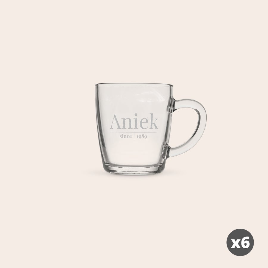 Theeglas graveren Theeglas graveren