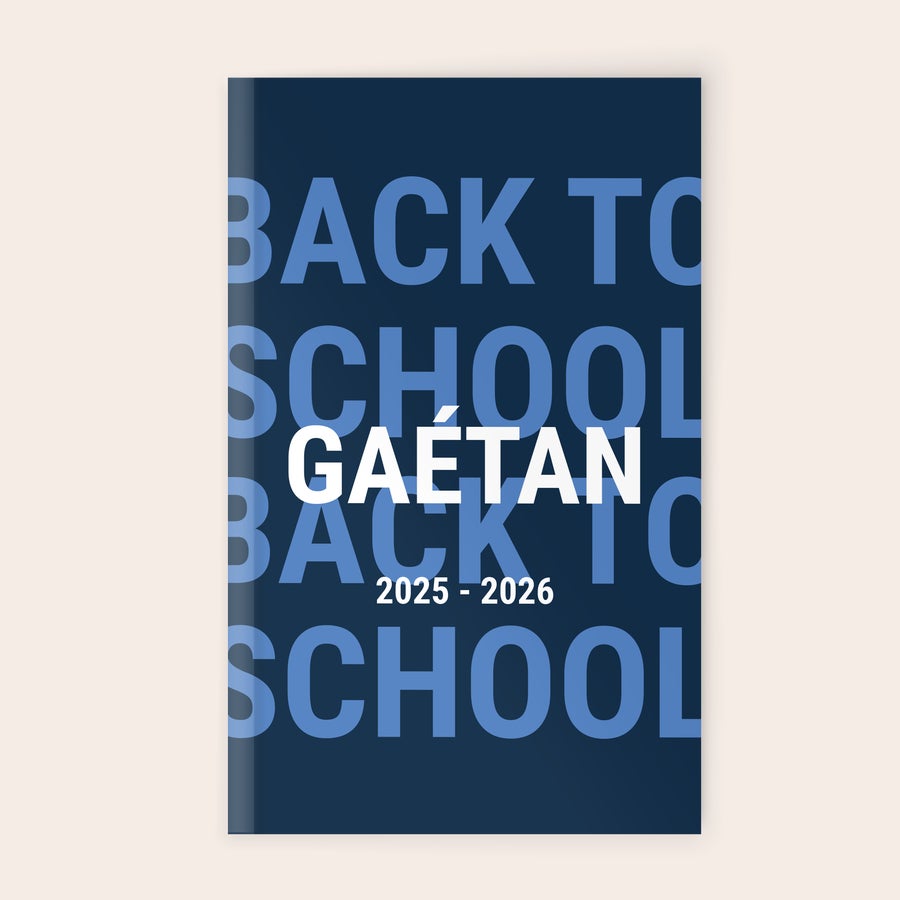 Agenda scolaire personnalisé 2025-2026 Agenda scolaire personnalisé 2025-2026