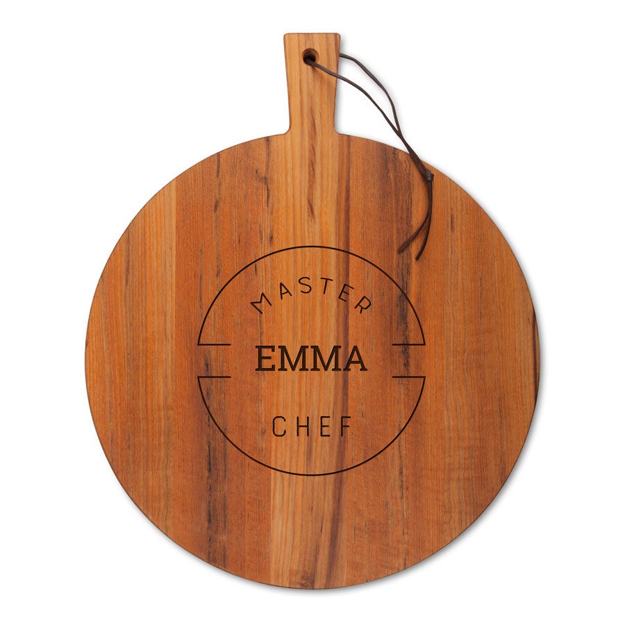 Wooden cheese board - Teak - Round (M)