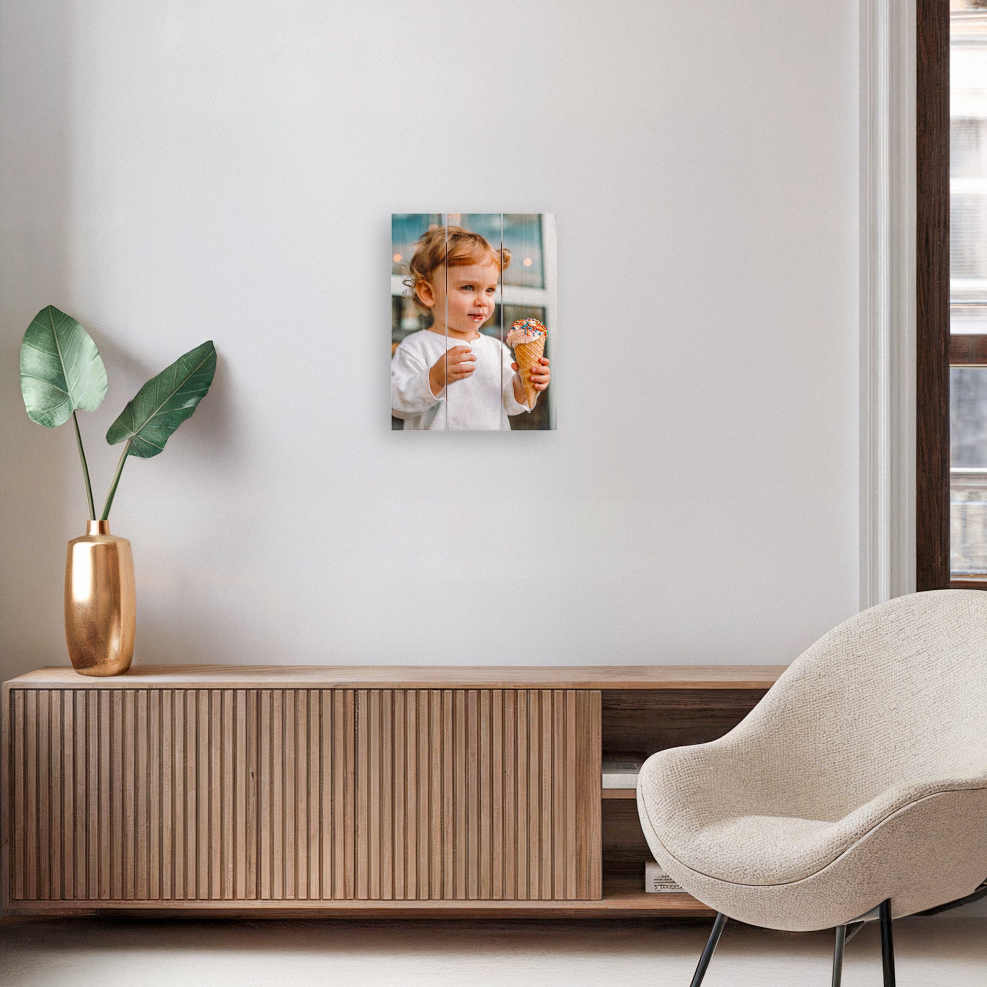 Foto op hout afdrukken - Planken - 30 x 40 cm