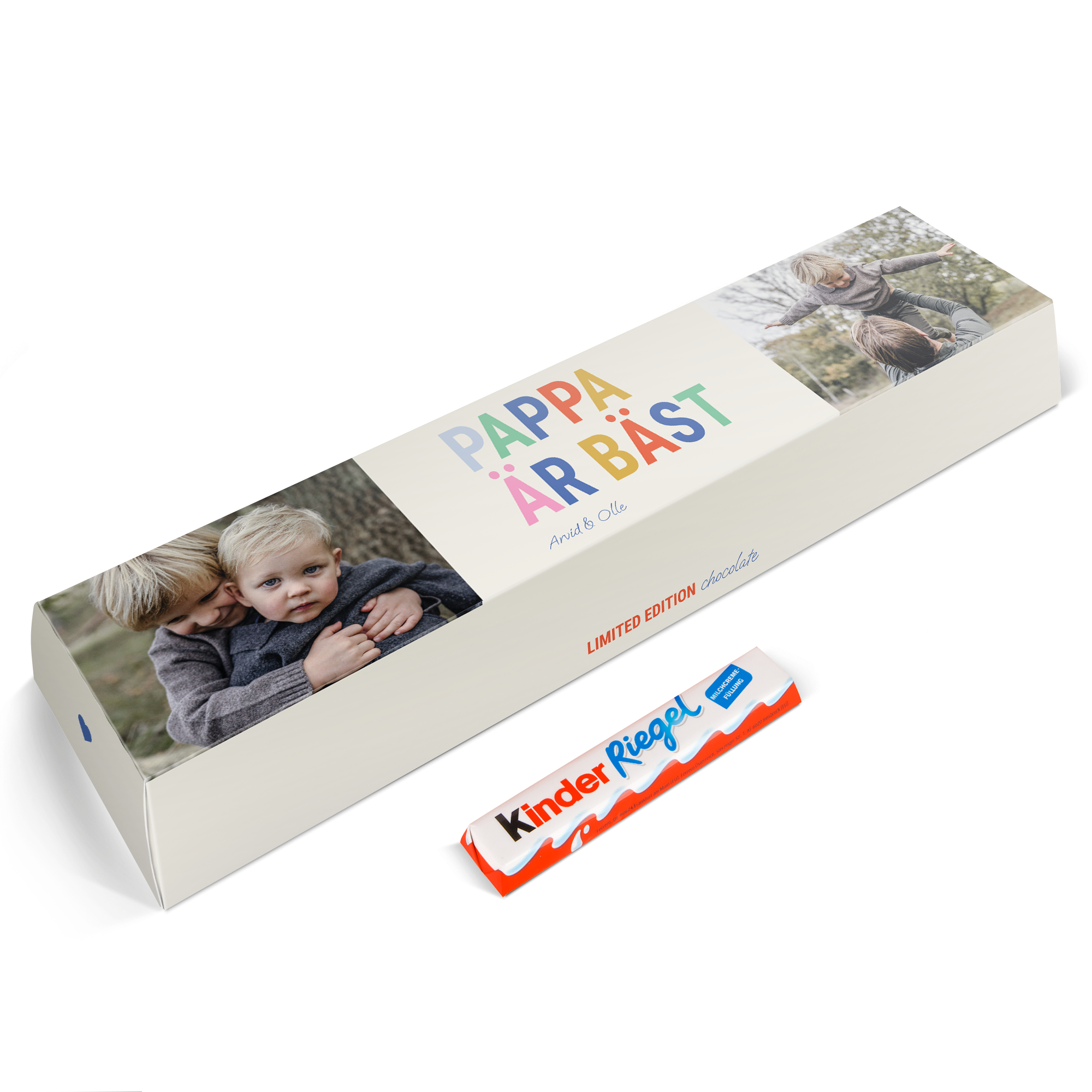 Personifierad XXL kinder bar