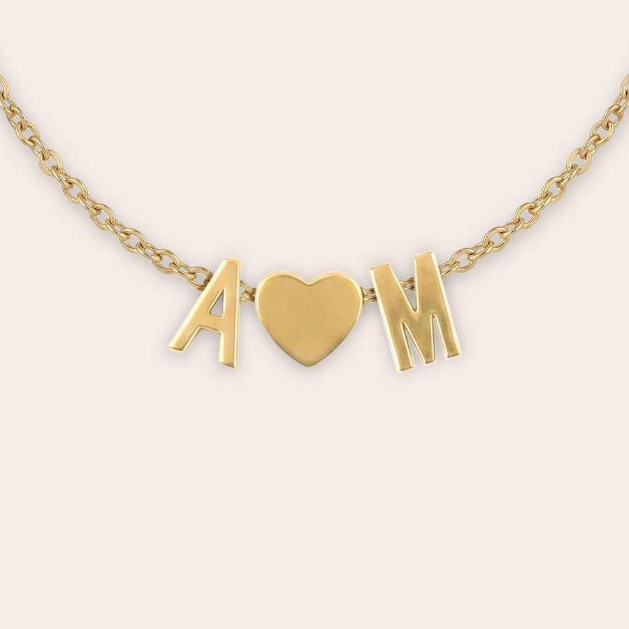 Ketting met letter Ketting met letter