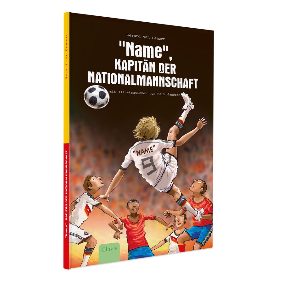 Personalisiertes Buch - Kapitän der Nationalmannschaft - WM Version- Hardcover