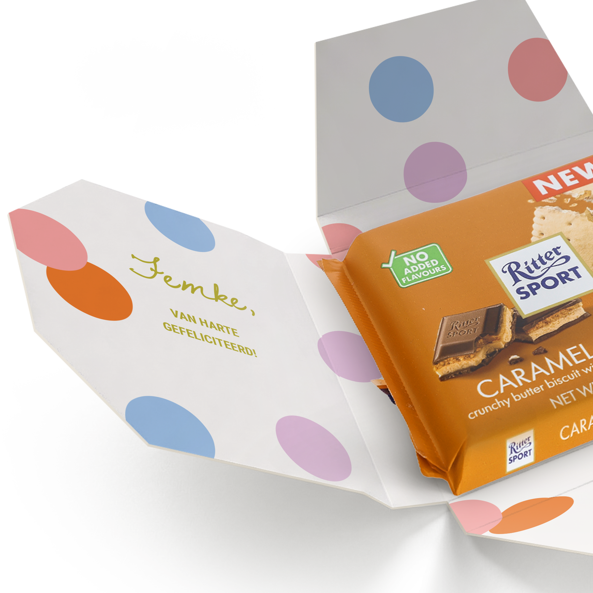 Ritter Sport chocolade personaliseren