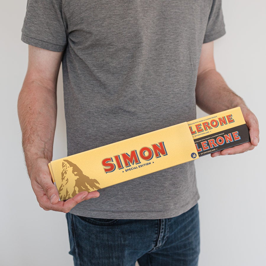 XL Toblerone Selection reep met naam en foto - Zakelijk