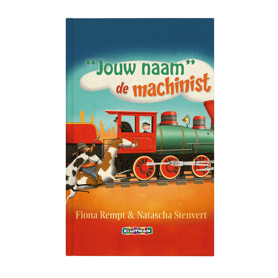 Boek met naam - Daan de machinist (Hardcover)