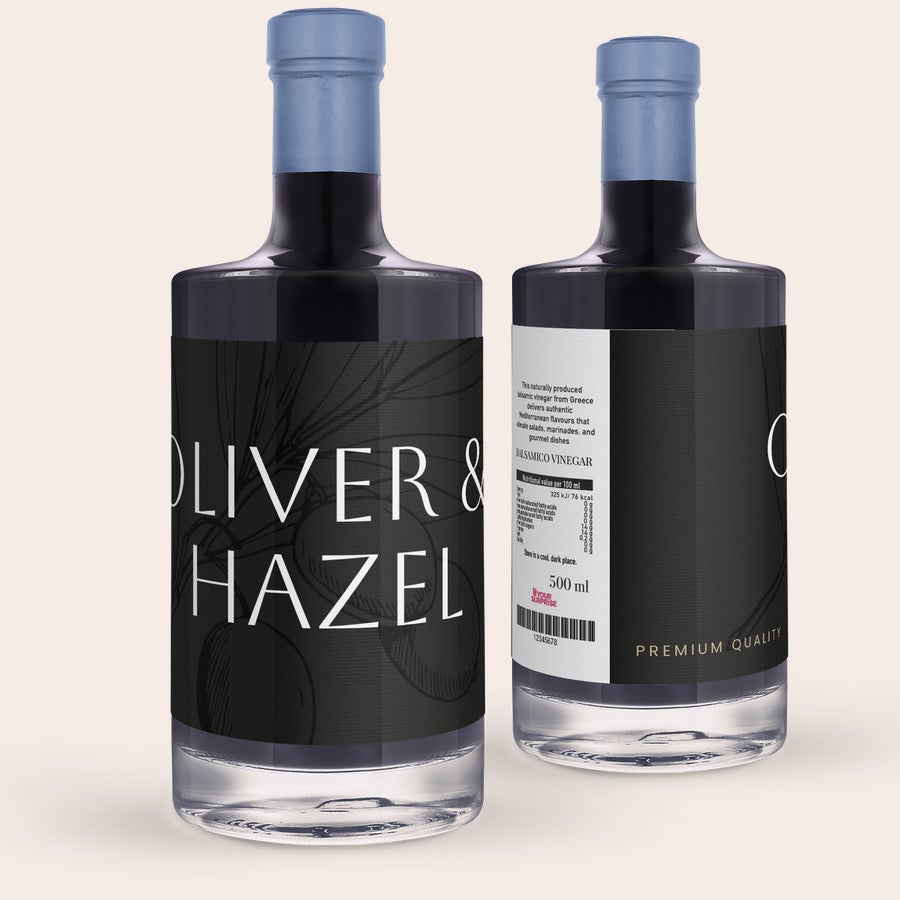 Vinagre balsámico personalizado Vinagre balsámico personalizado