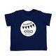 Baby T-Shirt - Kurzarm - Dunkelbau - 50/56