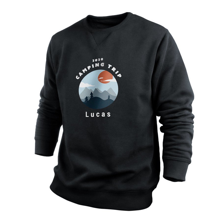 Sweater - Heren - Zwart - S