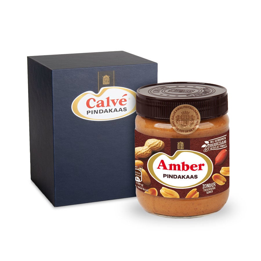 Calvé pindakaas cadeau met naam (350 gram) 
