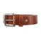 Ceinture cuir - Marron - Gravé - 80