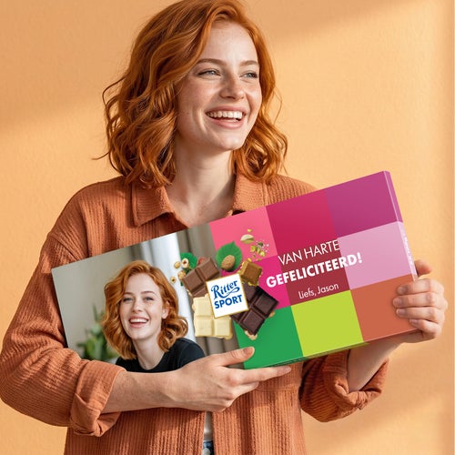 Mega Ritter Sport chocolade reep bedrukken