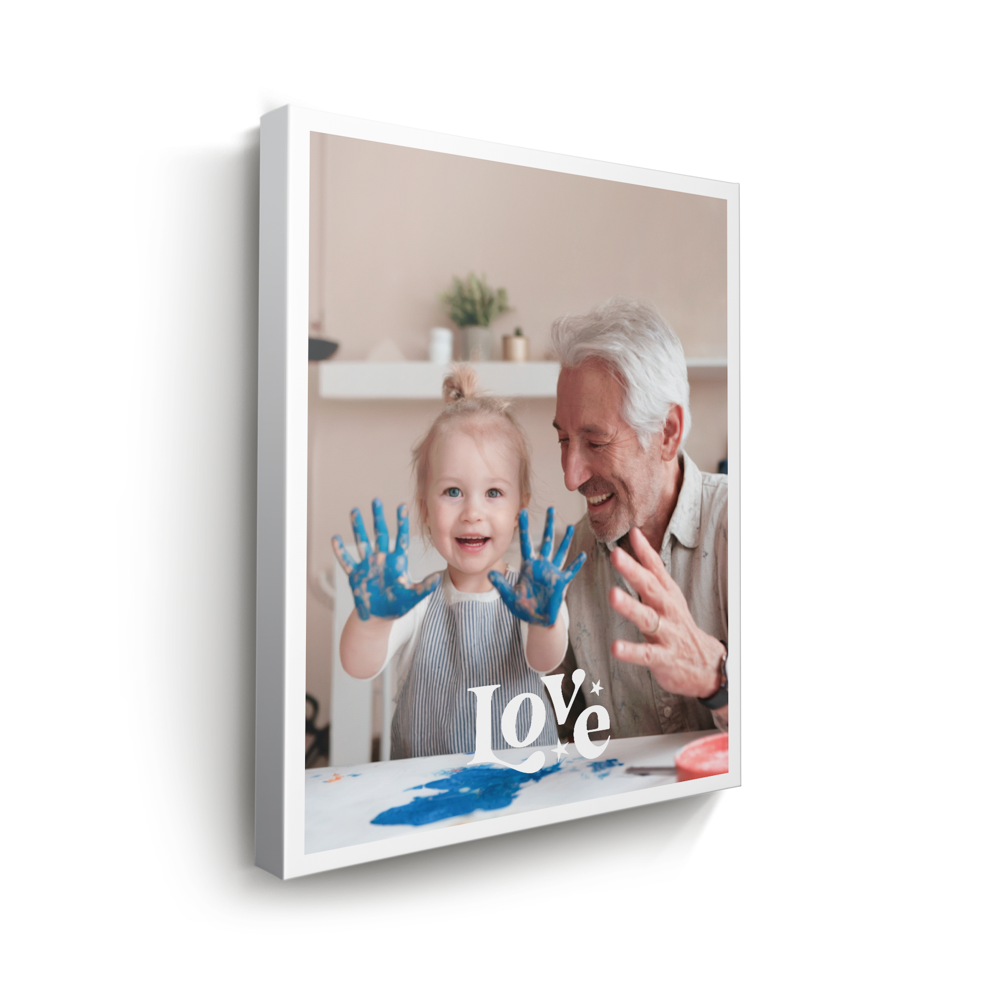 Personalised photo canvas