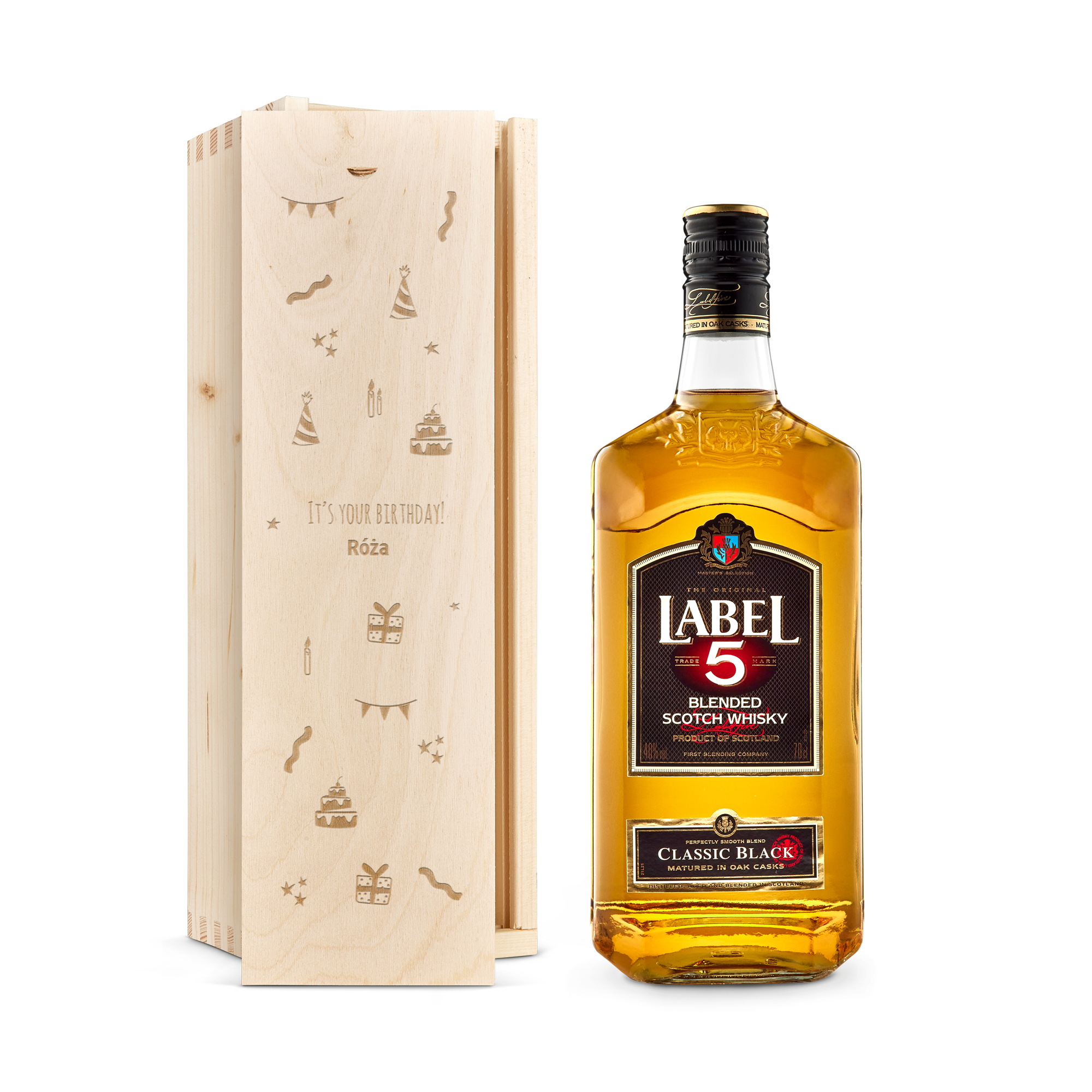 Personalizowane whisky - Label 5