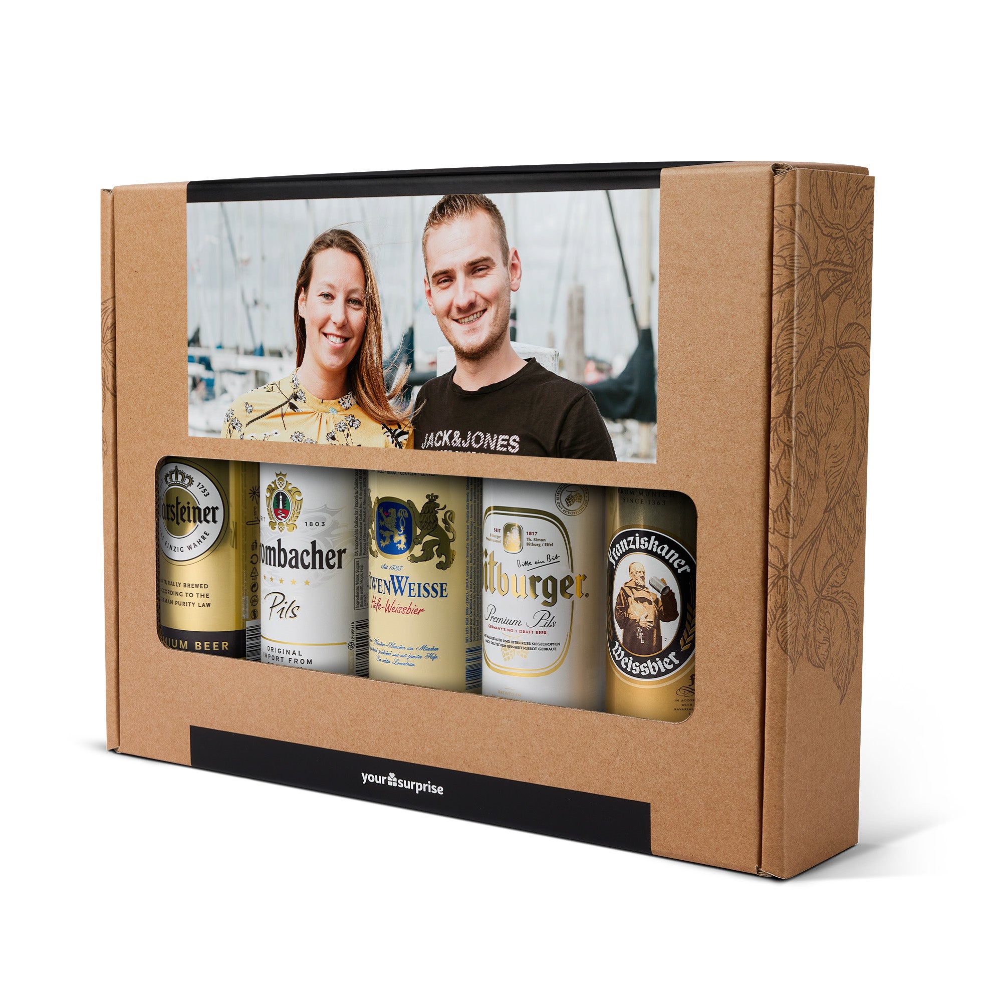 Individuellleckereien - Personalisiertes Bier Geschenkset Deutsches Bier - Onlineshop YourSurprise