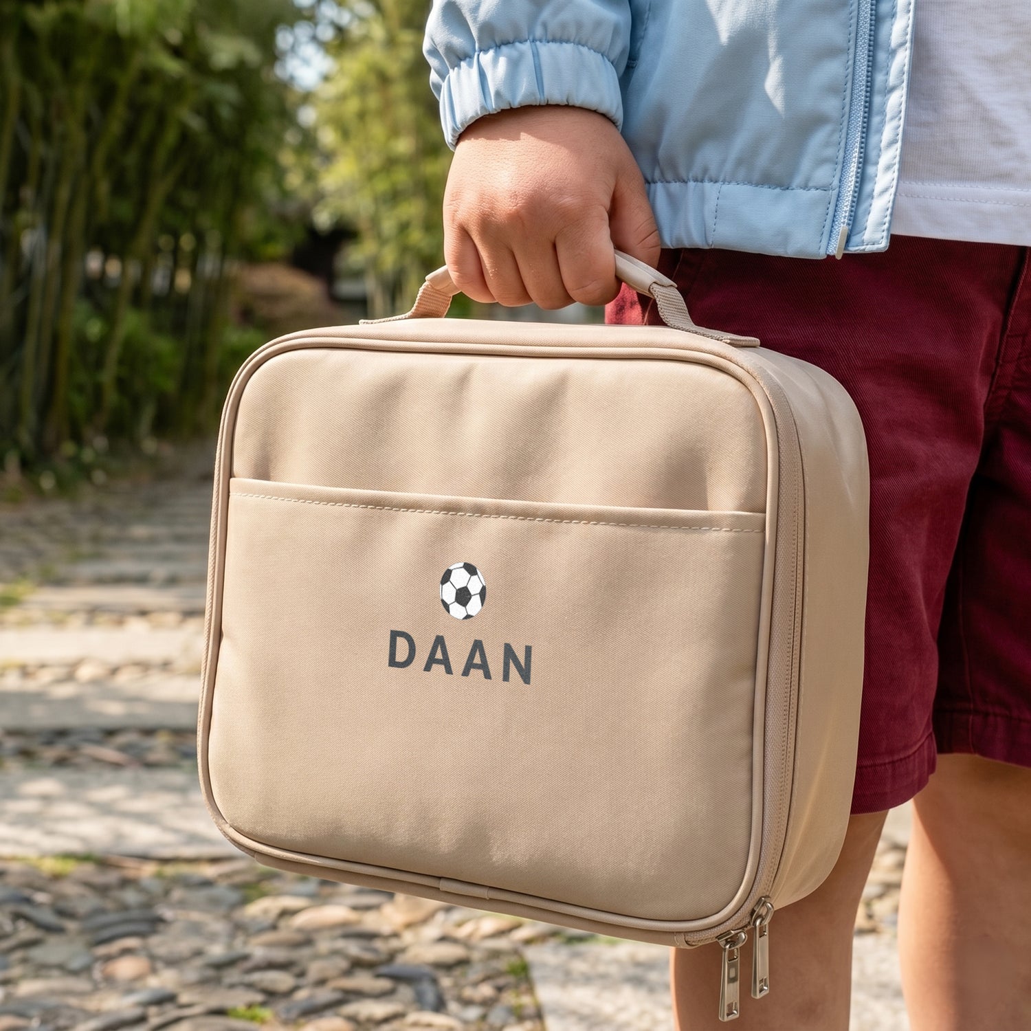 Lunch koeltas personaliseren - Beige