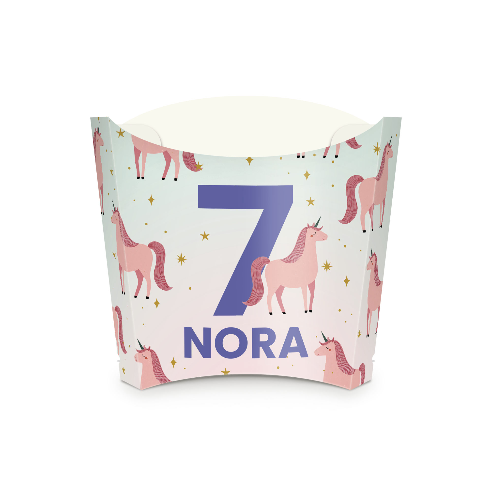 Vasitos de papel para dulces personalizados - 8 piezas