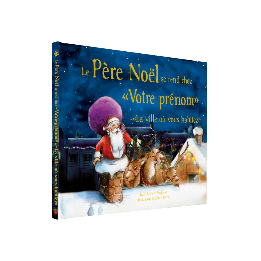 Livre personnalisé - Le Père Noël arrive