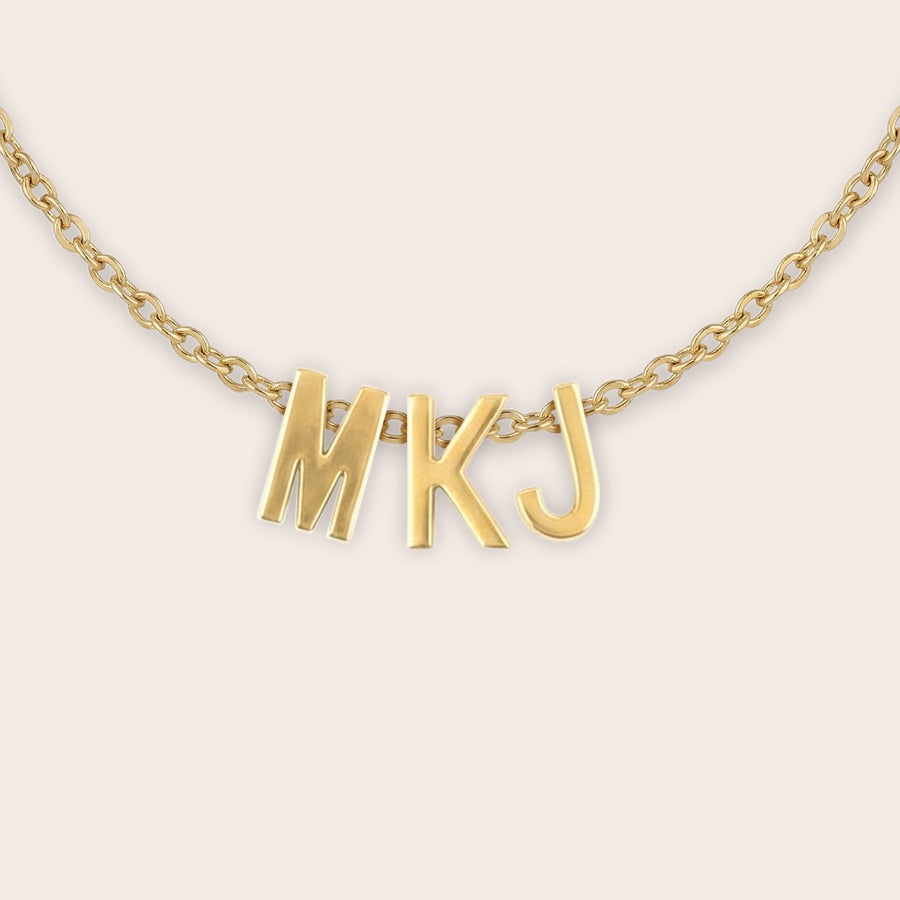 Ketting met letter Ketting met letter