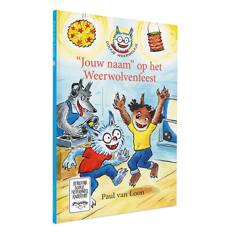 Boek "Dolfje Weerwolfje Weerwolvenfeest" personaliseren