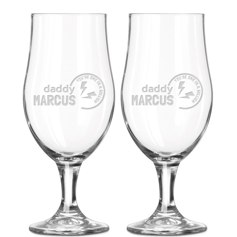 Bicchieri da birra personalizzati per la festa del Papà