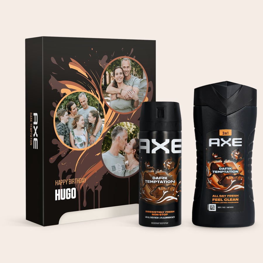 Set regalo personalizzato Axe - Dark Temptation Set regalo personalizzato Axe - Dark Temptation