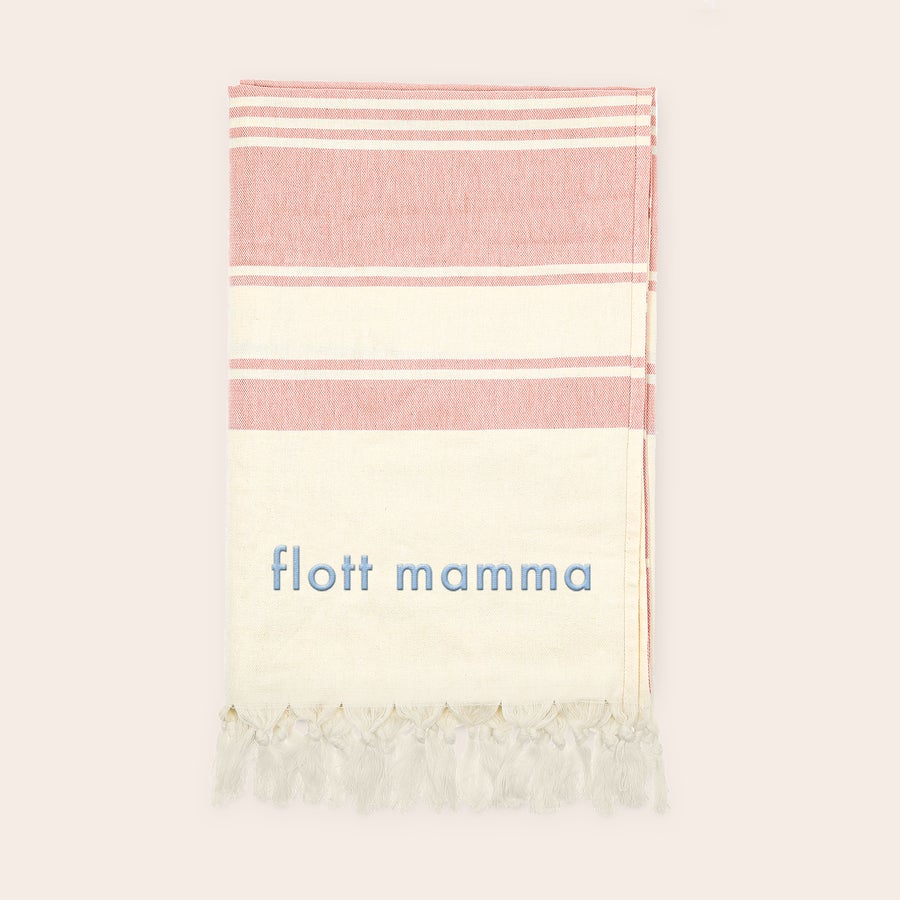 Hammam-håndkle med navn Hammam-håndkle med navn