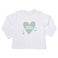 Babyskjorta med tryck - Långärmad - Vit - 50/56