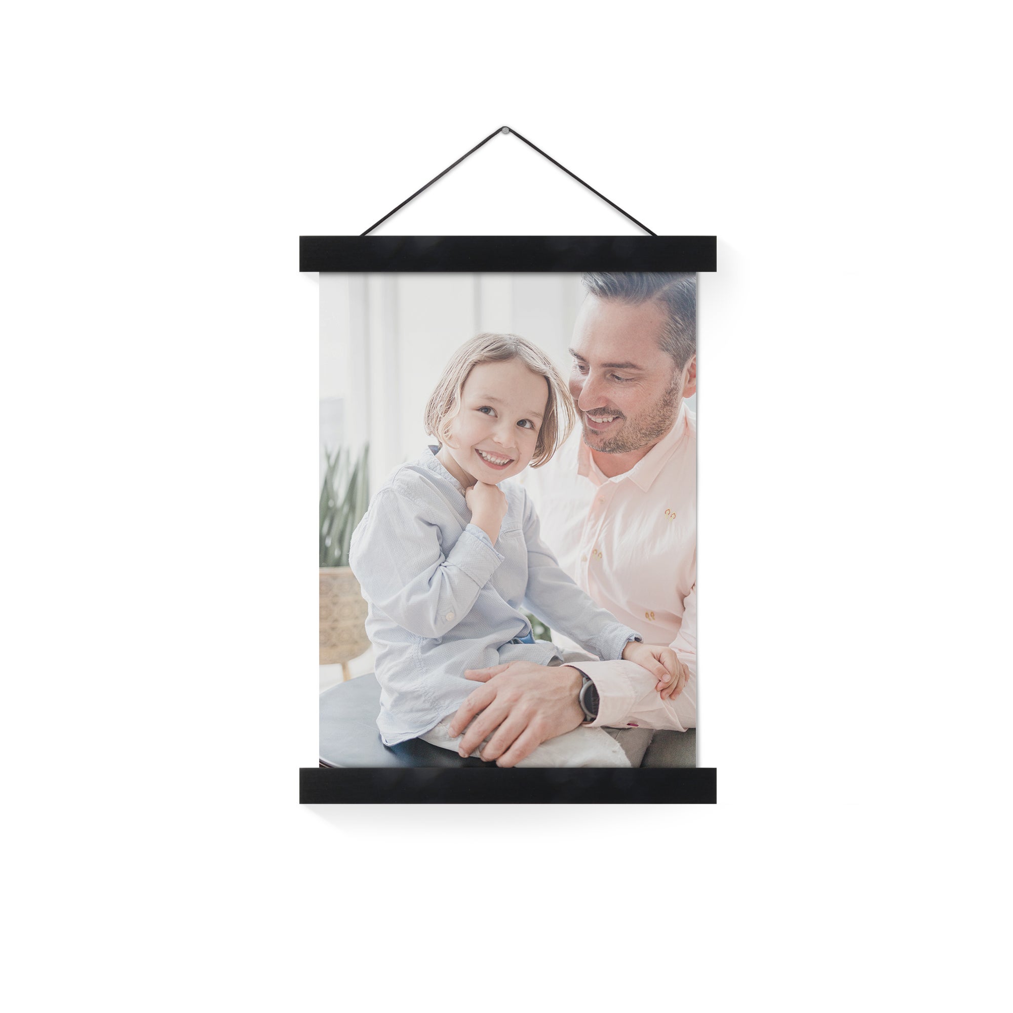 Gepersonaliseerde poster met zwarte posterhanger 20x30