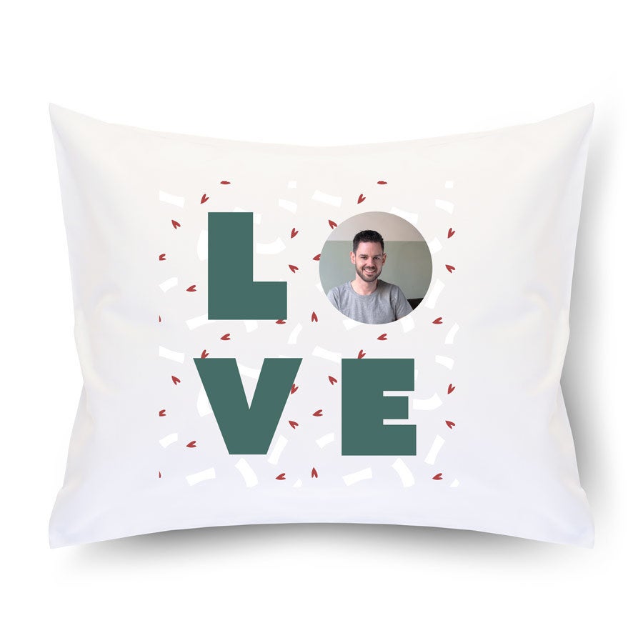 Coussin d'amour personnalisé