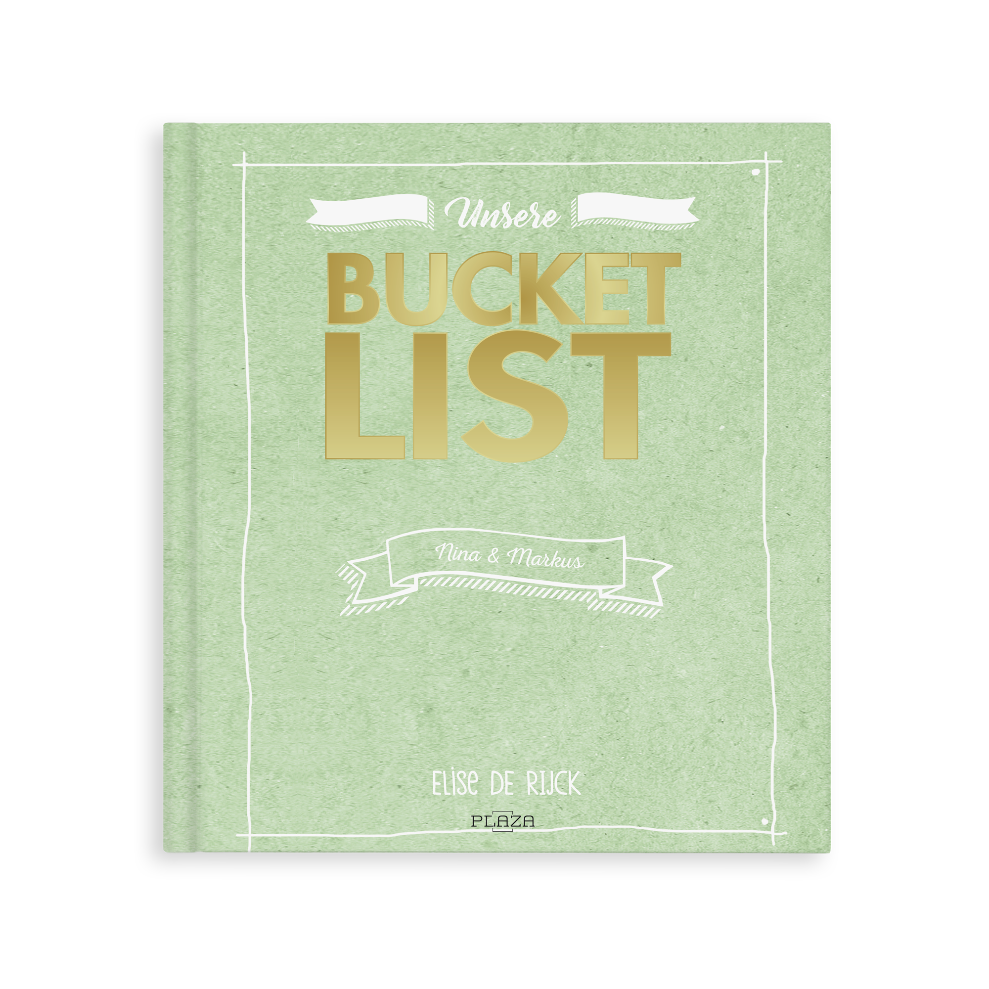 Personalisiertes Bucket List Buch für Paare