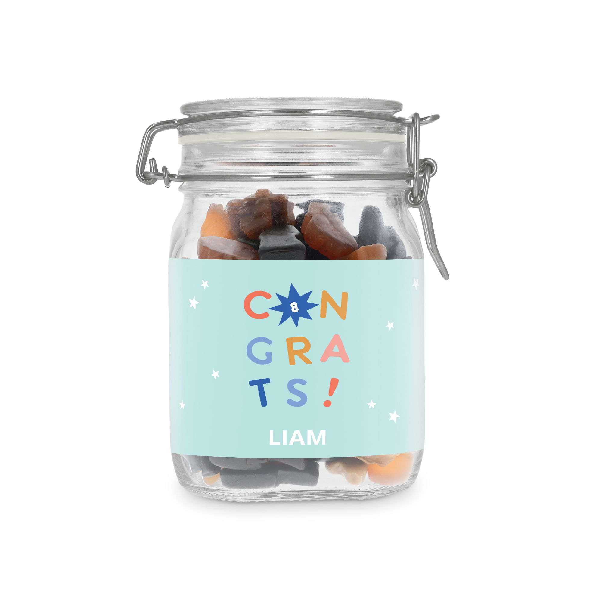 Bocal à bonbons personnalisé