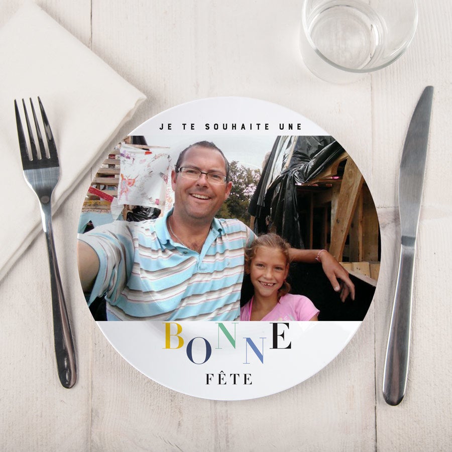 Assiette Fête des Pères