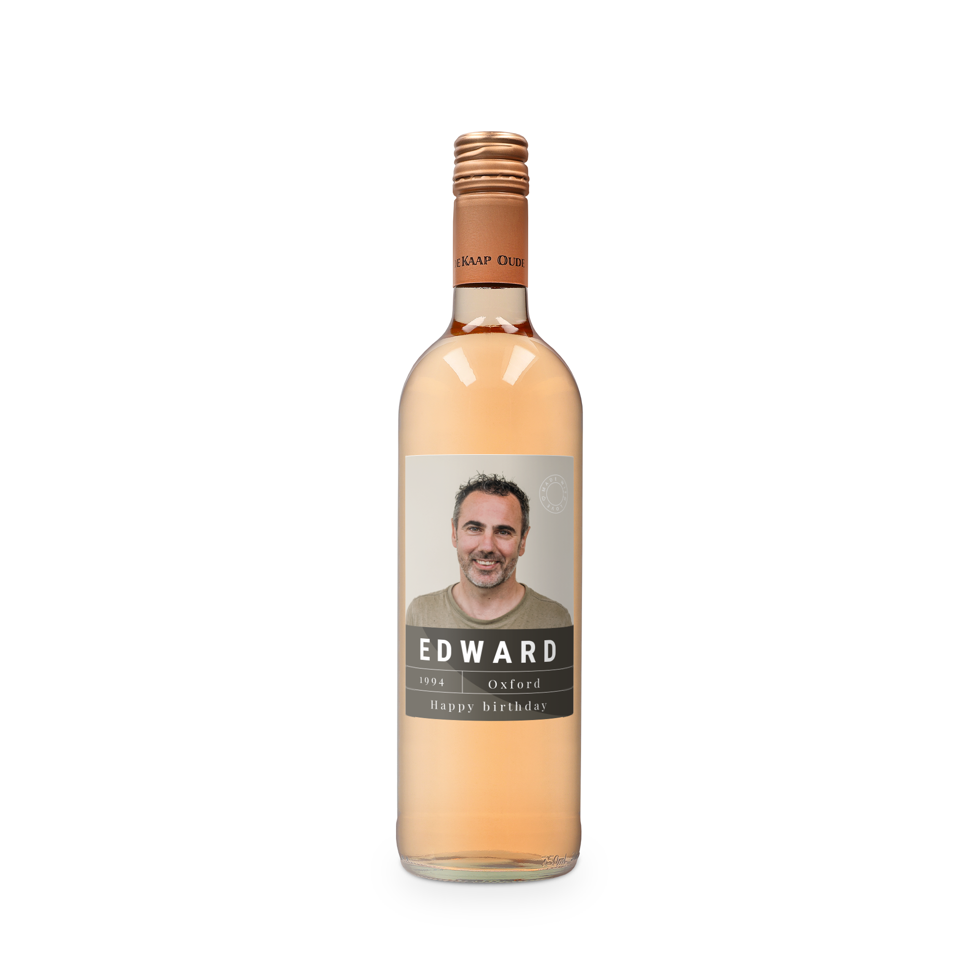 Personalizowane wino Oude Kaap Rosé