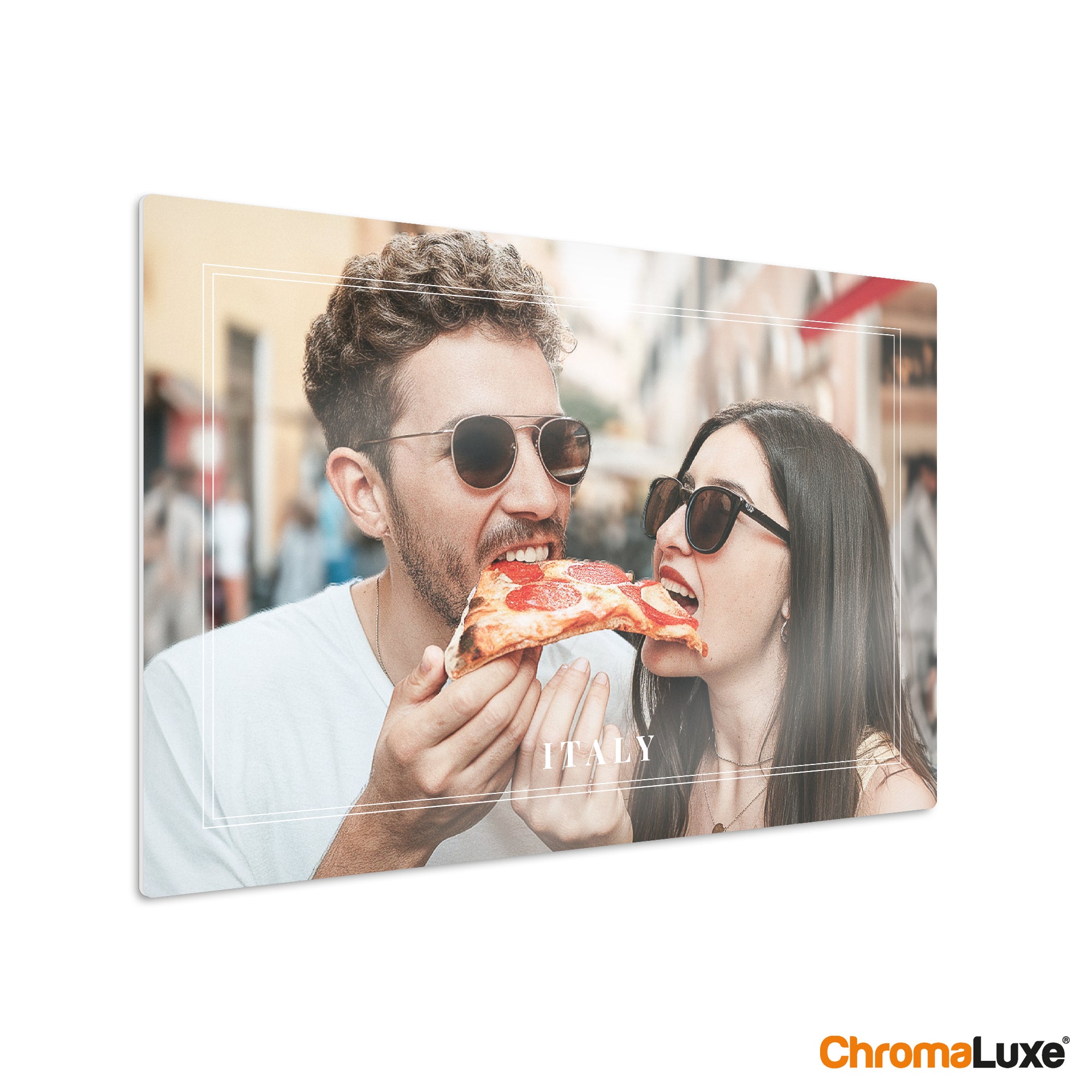 Foto op aluminium afdrukken - Wit (ChromaLuxe) - 30 x 20 cm