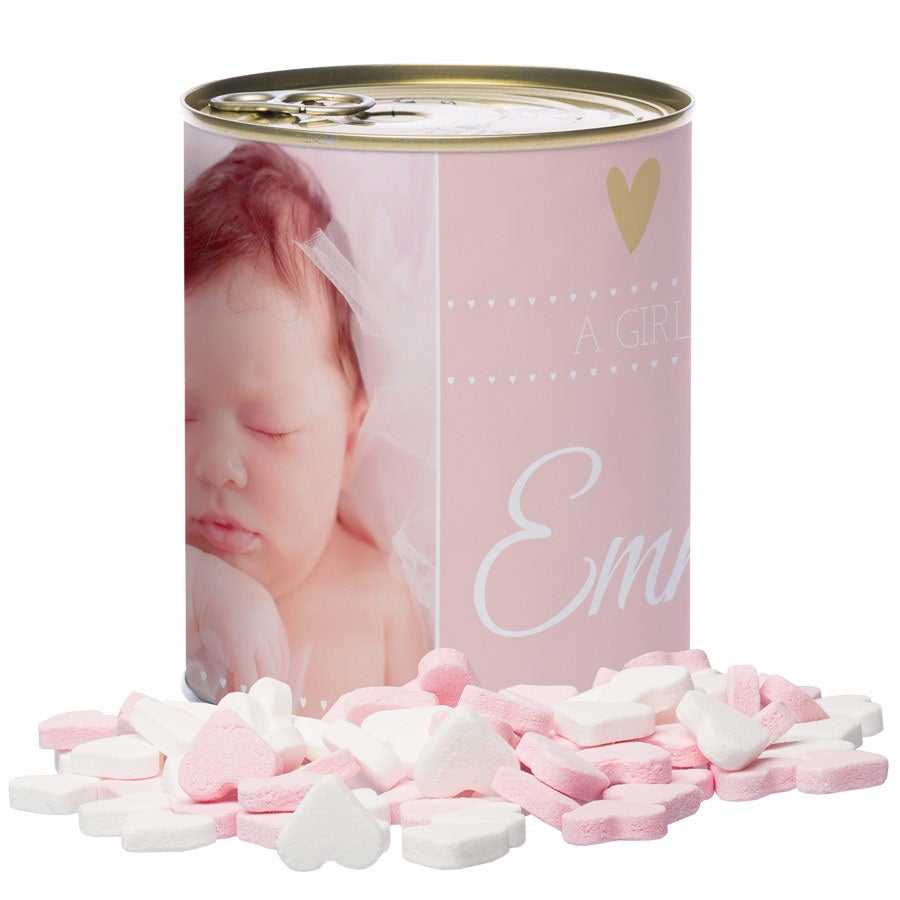 Boîte à bonbons naissance fille YourSurprise