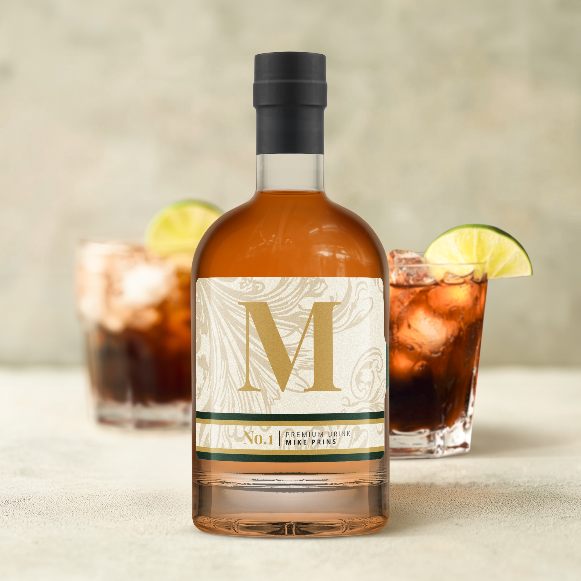 Spersonalizowany ciemny rum