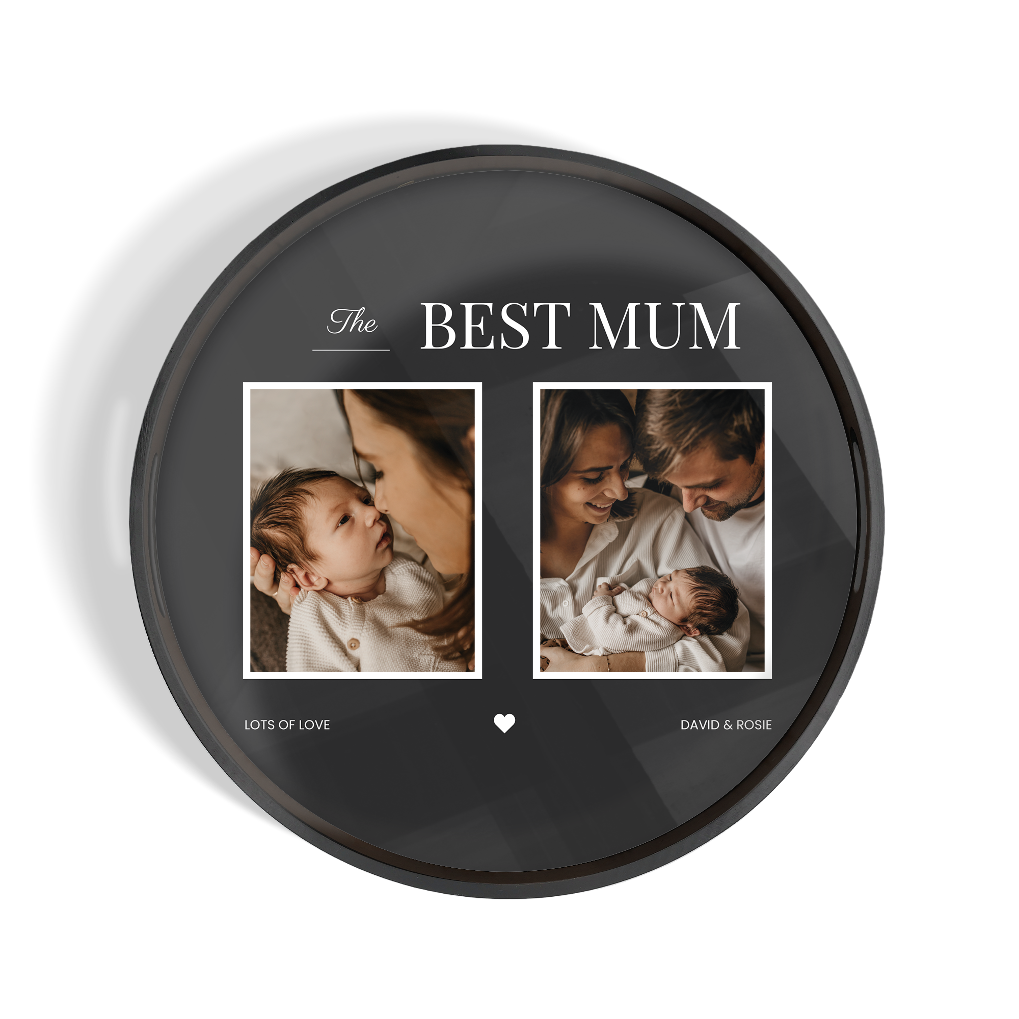 Personalised serving platter - Round