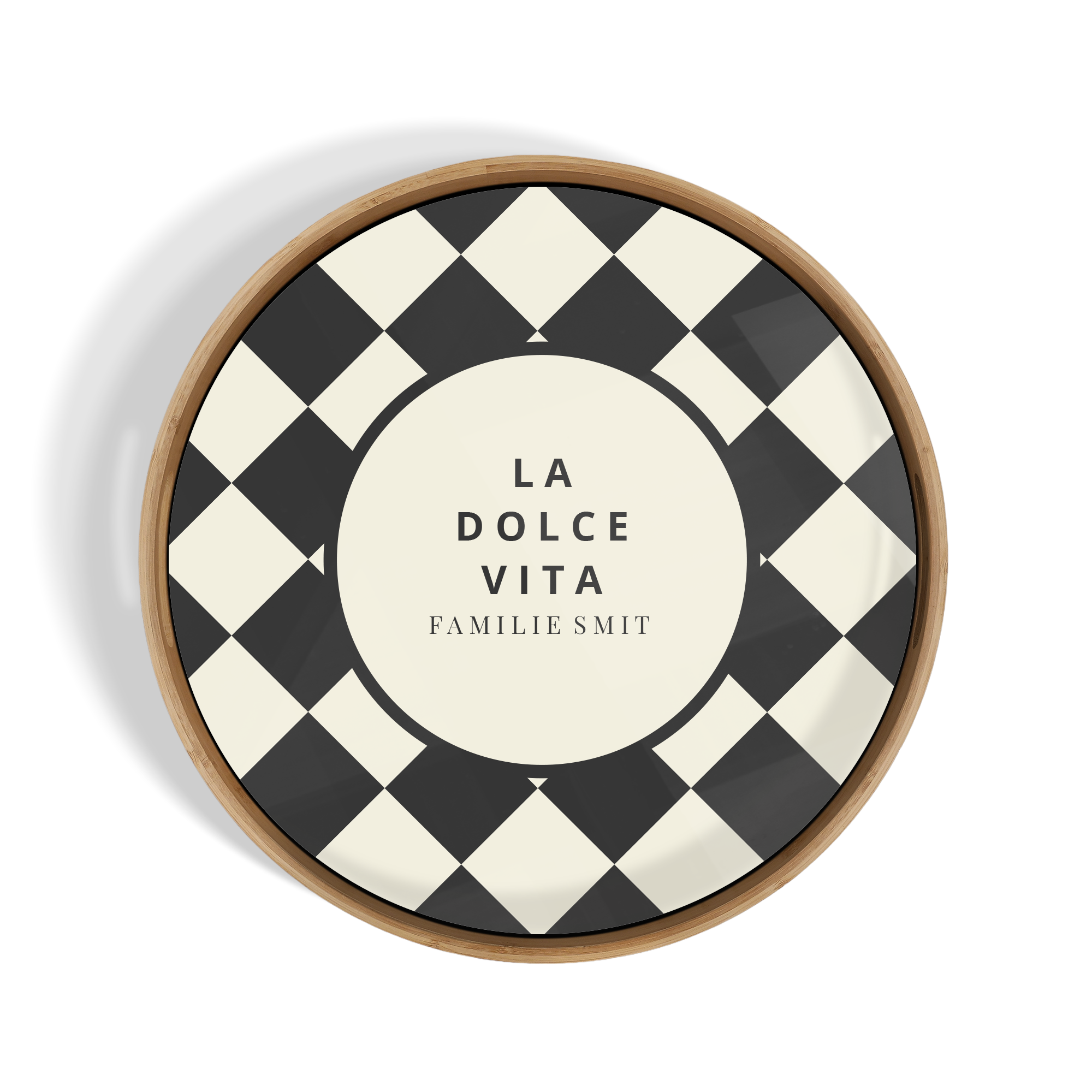 Rond dienblad bedrukken