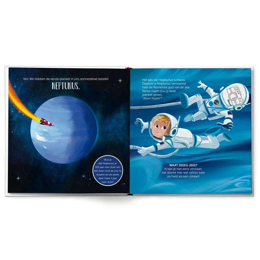 De kleine astronaut - Boek met naam