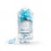Heart-shaped sweets in baby bottle (blue) - Large
