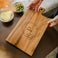 Personalised wooden serving platter Personalised wooden serving platter