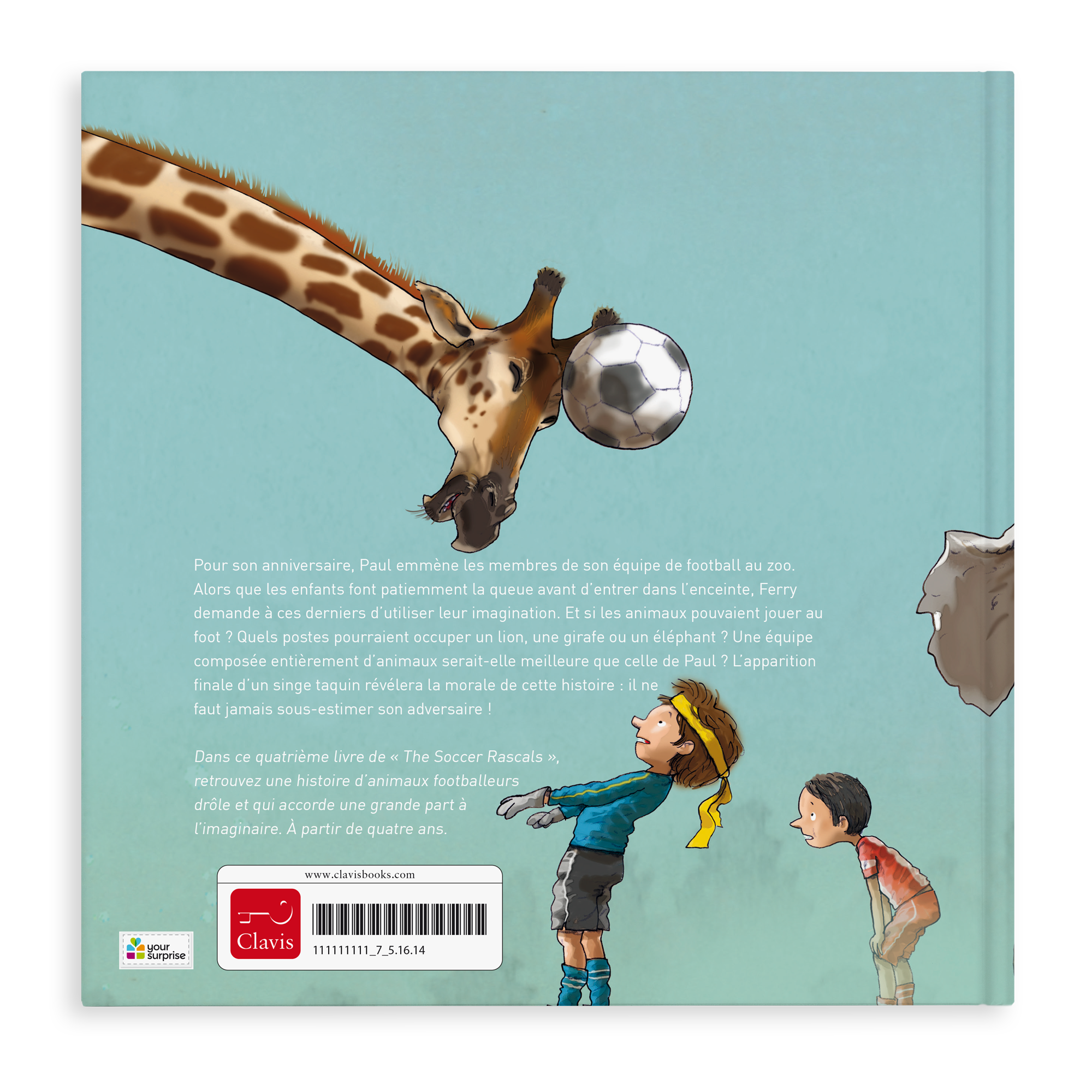 Livre football - L'équipe des animaux