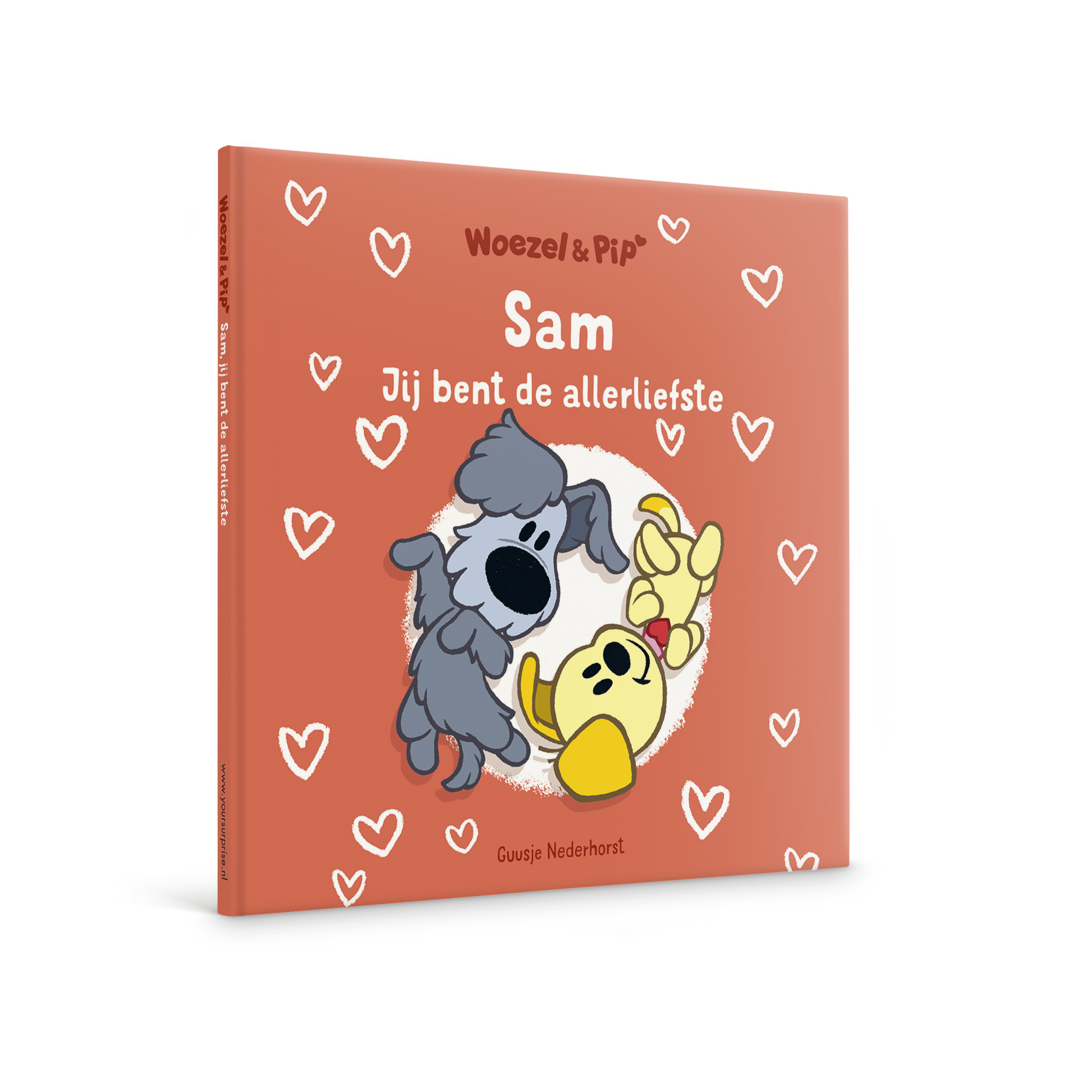 Boek "Woezel & Pip - Jij bent de allerliefste" met naam