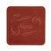 Personlig skinn coasters Personlig skinn coasters
