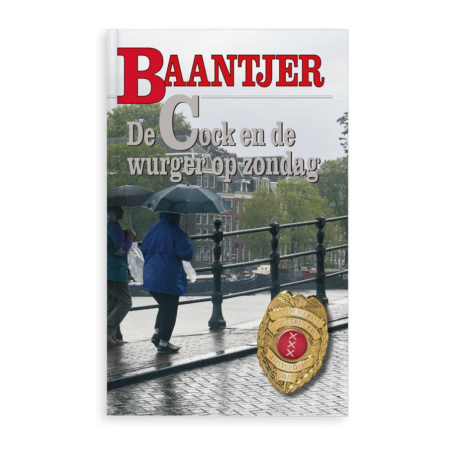 Baantjer boek met naam - Wurger op zondag - Softcover
