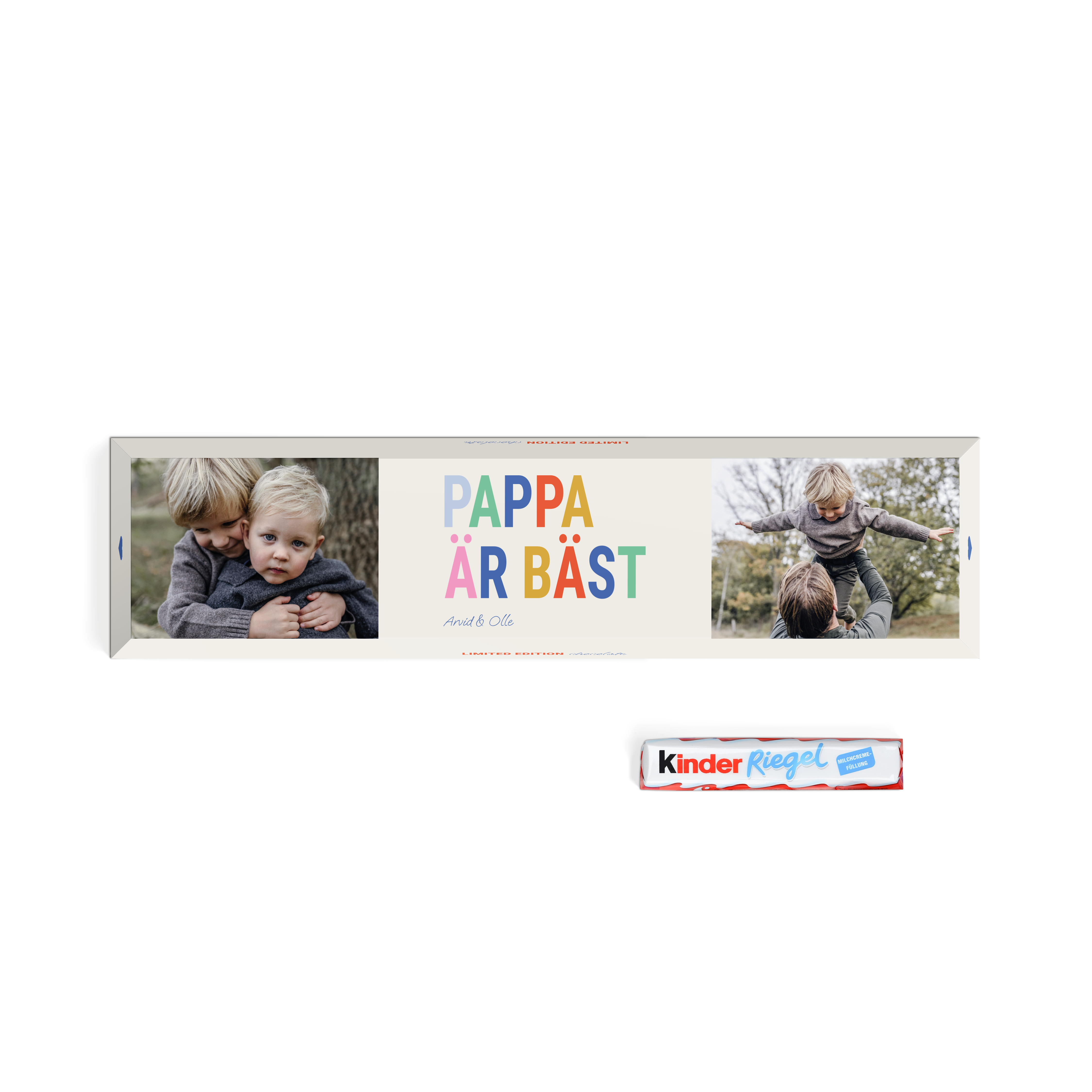 Personifierad XXL kinder bar