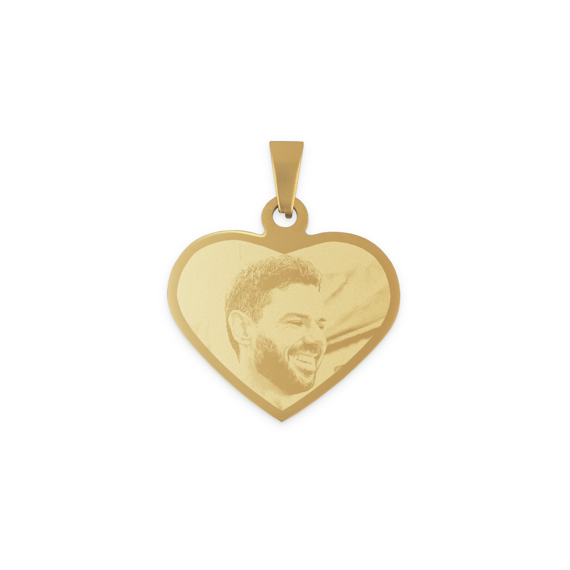 Náhrdelník s gravírovaným srdcom