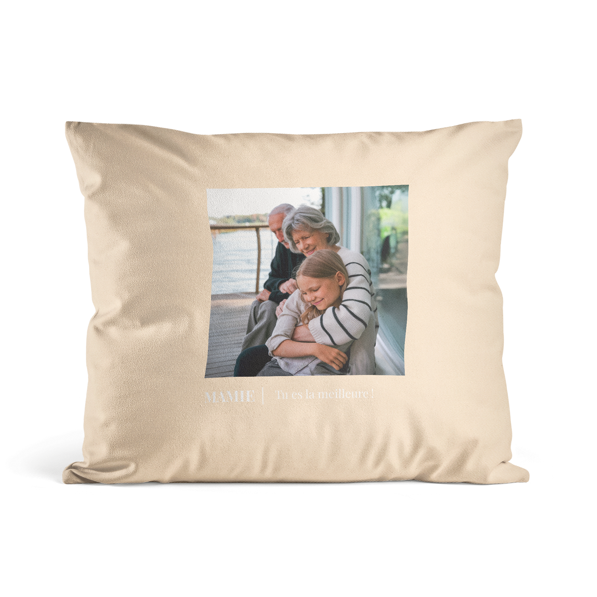 Coussin personnalisé photo